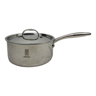 牛货莱德斯三层钢一体成型奶锅汤锅面条锅早餐锅煮锅大容量20cm