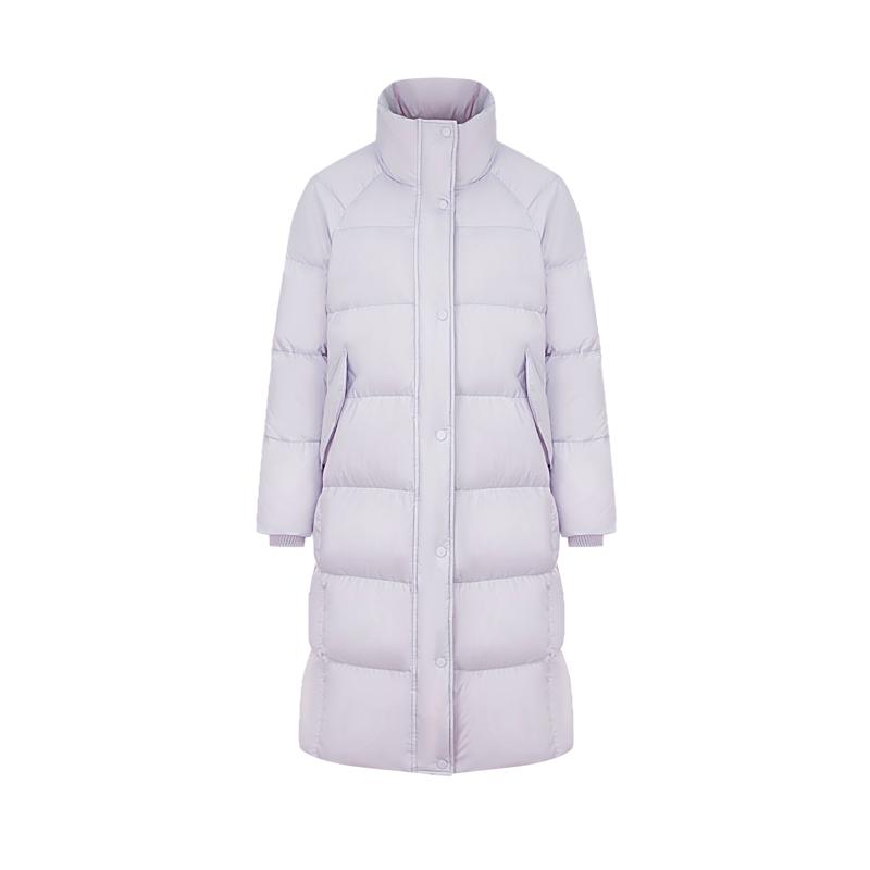 波司登奥莱冬女长款休闲时尚厚羽绒服蓬松零压保暖立领外套运动