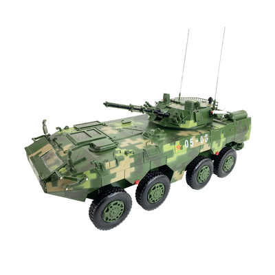 军网部队同款熊猫模型轮式战车