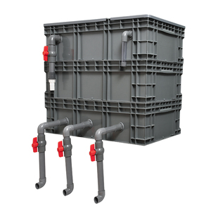 户外鱼池过滤周转箱鱼缸滴流上过滤盒庭院锦鲤龟缸沼泽水循环系统