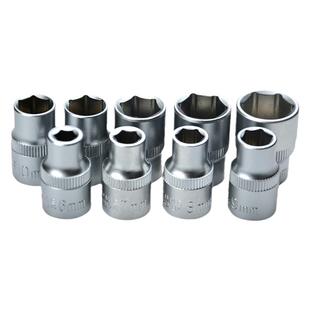 唯特中飞3/8系列标准短六角套筒头10MM棘轮扭力扳手6-24汽修工具