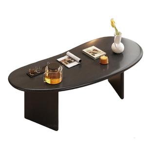 实木茶几客厅家用2025新款小户型阳台茶桌中古风极简创意茶台桌子