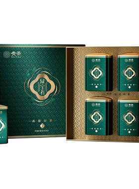 贵茶绿宝石绿茶珍品铂金礼盒180g