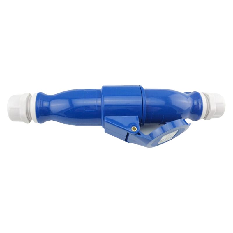 YEEDA怡达16A工业连接器 IP44 2P+E(单相三芯)防水航空插座套装