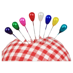 5.5CM大号超长不锈钢大头针 固定针珍珠针花束定位针 水滴梨形针