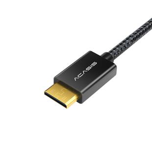 阿卡西斯mini hdmi转hdmi迷你小头转大头相机线单反笔记本采集卡