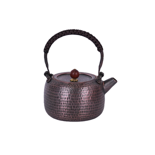 铜壶手工加厚茶壶沏茶壶茶具铜器烧水壶围炉煮茶中式纯手工茶具