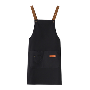 厨房围裙餐饮专用定制logo防水防油男士烘焙上班家用做饭工作服女