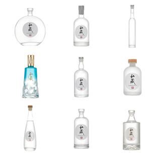 酒瓶加厚玻璃密封瓶自酿酒分装瓶果酒瓶白酒瓶可定制高档空酒瓶子