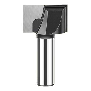 1/4木工清底刀6.35柄铣刀修边机刀头木工开孔开槽平底刀头