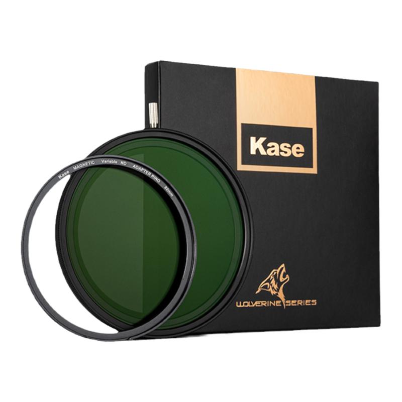 卡色/Kase 磁吸可调减光镜ND镜 中灰密度镜 ND2-5 nd6-9调节减光镜磁吸滤镜77mm 82mm