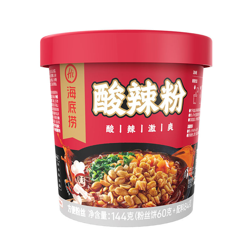 海底捞酸辣粉桶装巨好吃网红零食
