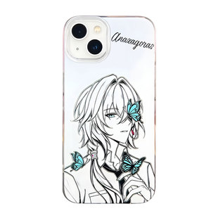 崩坏星穹铁道蝴蝶遐蝶白厄流萤长夜月适用苹果17冰川纹iphone16华为m70小米17红米k80vivoiqoo13一加ace5周边