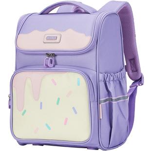 卡拉羊1-4-6年级小学生大嘴书包大容量背包男轻便减负双肩包女