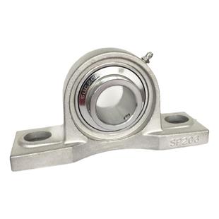 304不锈钢外球面轴承P型立式座SUCP204 205 206 207 208 209 210