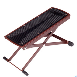 格利姆 古典民谣木吉他脚凳 金属踏脚板 多段调节便携脚架 脚蹬踩