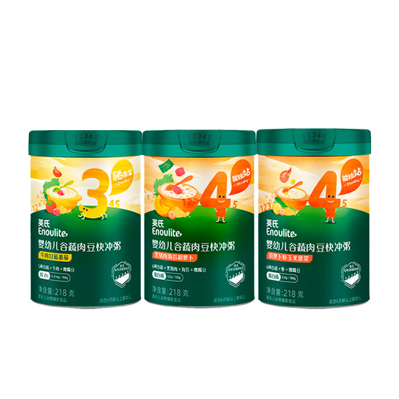 英氏婴幼儿快冲粥宝宝即食粥