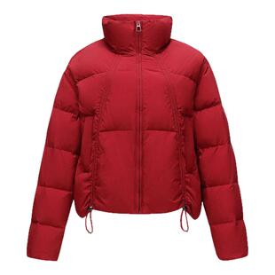 【淘宝百补官方直播】雪中飞反季女士短款羽绒服立领肯豆风羽绒服