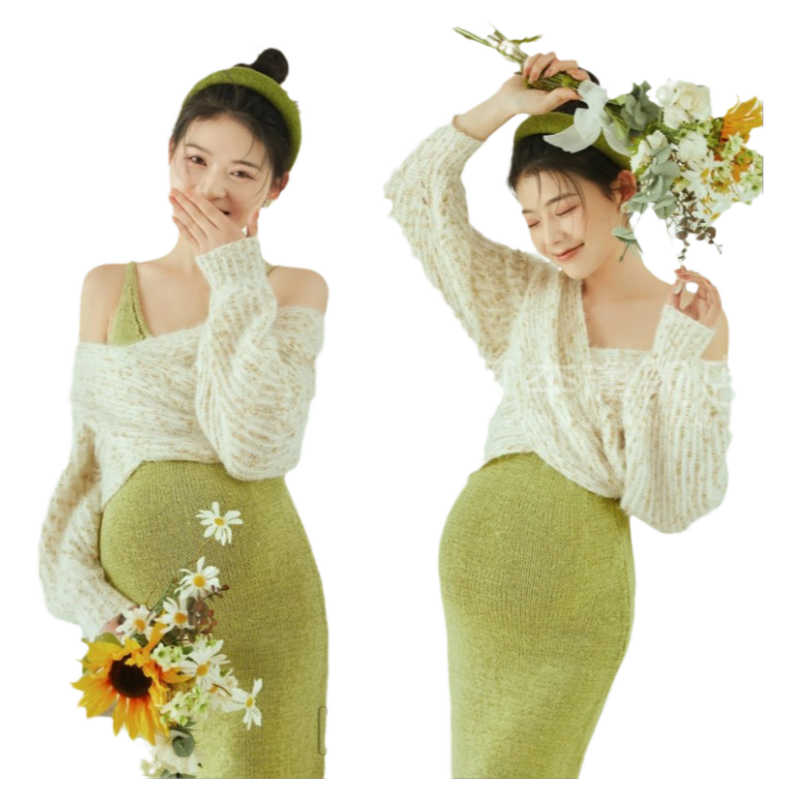 大肚妈咪艺术拍摄写真服装