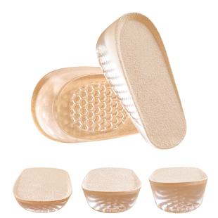 硅胶增高鞋垫女款隐形踩屎感男士内增高德训鞋皮鞋增高垫半垫夏季