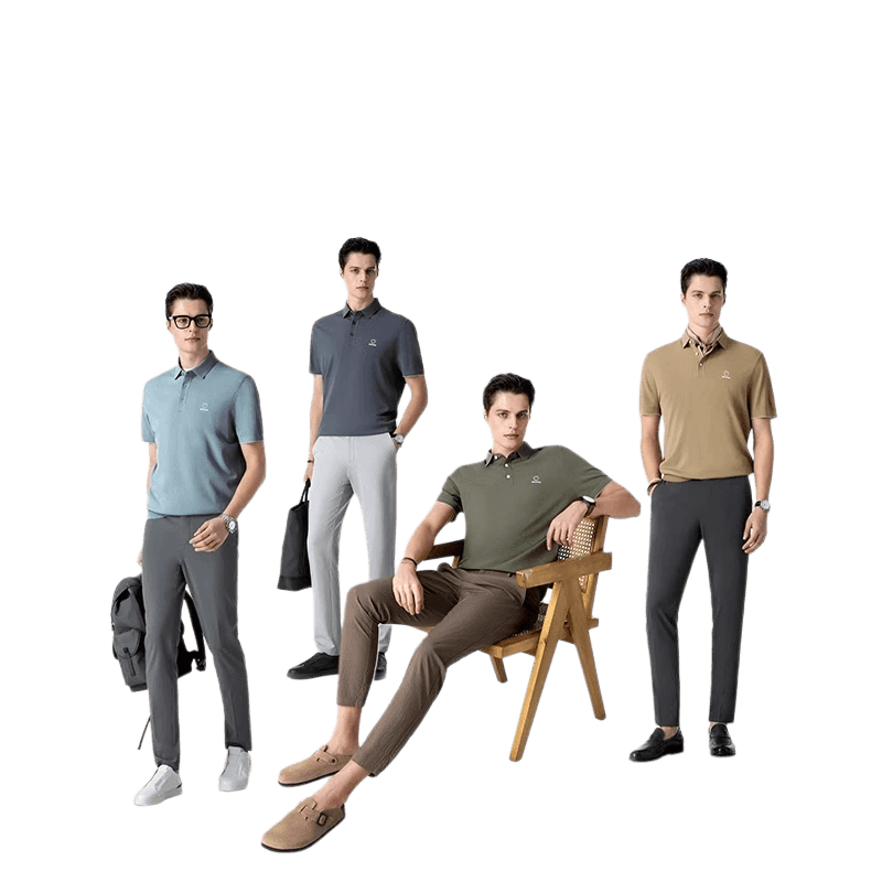 短袖T恤商务POLO凉爽保罗衫