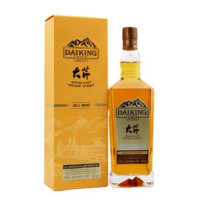 大芹金牌波本桶700ml单一麦芽威士忌洋酒烈酒福建国产正品Whiskey