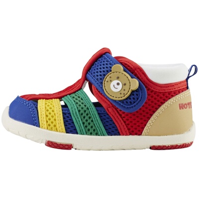 3月超特价日本mikihouse凉鞋速干可玩水涉水网面凉鞋72-9307-491