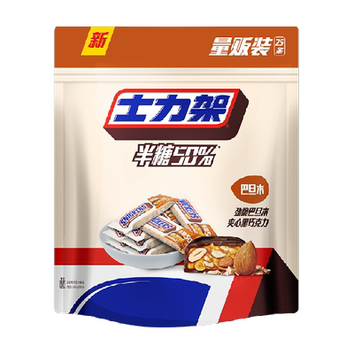 士力架减糖50%巧克力500gx1袋