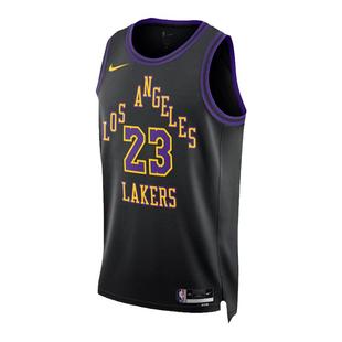 NBA官方正品Nike25-26赛季湖人詹姆斯男子SW球衣速干篮球服