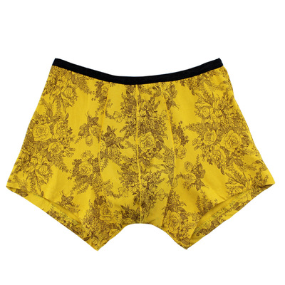 健将男士平角内裤弹力棉莱卡透气