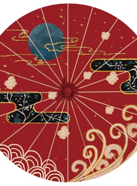 油纸伞女古风道具防雨中国风防晒