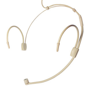 肤色有线头戴式耳挂麦克风单指向耳麦直播适用讲解器小蜜蜂扩音器