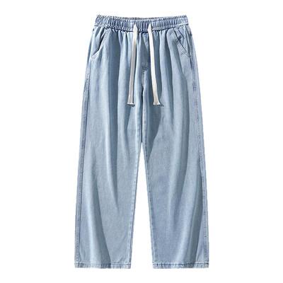 FOG GOETHE潮牌休闲百搭直筒长裤子阔腿美式复古男宽松水洗牛仔裤