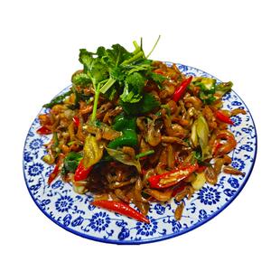 枣庄辣炒小虾 特产辣椒炒河虾 下饭菜下酒菜 私房菜 真空小河虾