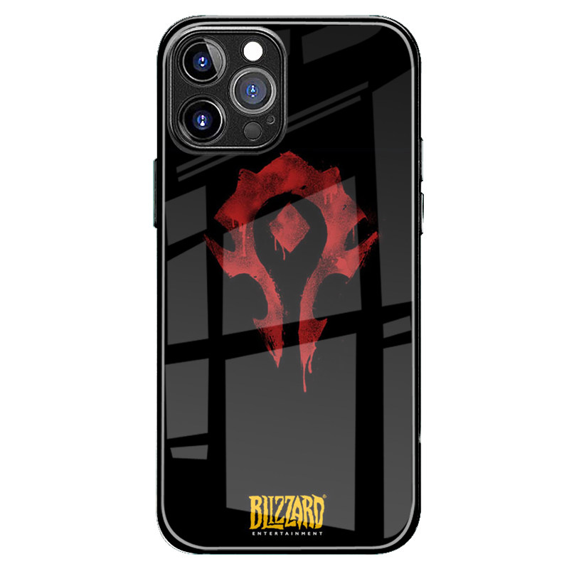 魔兽世界17适用苹果15手机壳DIY定制14来图13磁吸玻璃16亮面硬pro