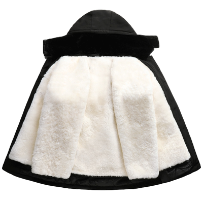 加厚羊皮袄皮毛一体羊毛棉袄棉袄