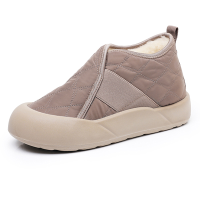 冬季绵羊毛厚底时尚雪地靴