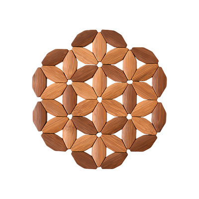 楠竹耐高温防烫砂锅垫