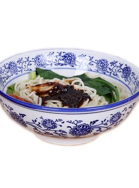 商用面碗青花瓷大碗油泼面面馆