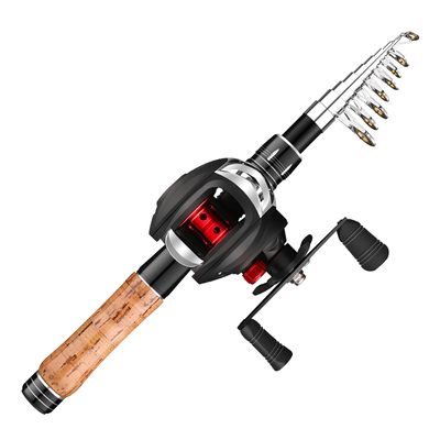 狼王龙魂伸缩路亚竿便携超短节