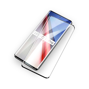 适用iqoo11pro钢化膜高清抗蓝光vivoiq0011手机贴膜全屏覆盖爱酷11pro曲面玻璃防摔保护iq11水凝膜防指纹屏保