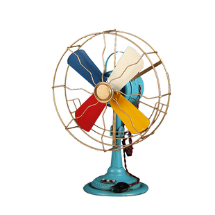 仿真电风扇模型怀旧老物件橱窗陈列摄影道具摆设创意复古家居摆件