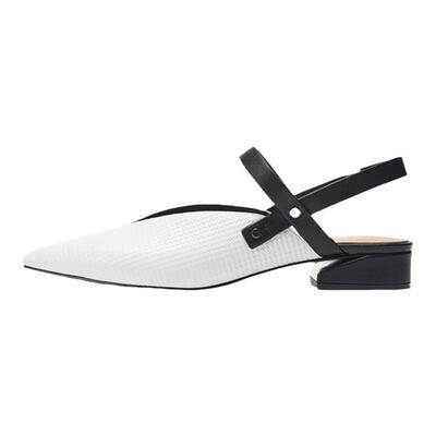 LuxuryRebel尖头平跟凉鞋