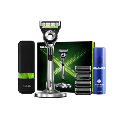 直播专属】吉列极光男手动剃须刀