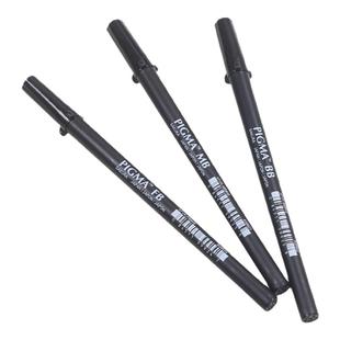 日本樱花牌秀丽笔软头笔黑色练字专用软笔头书法艺术笔美工笔签名签字笔美术绘画大楷中楷小楷笔硬笔仿毛楷笔