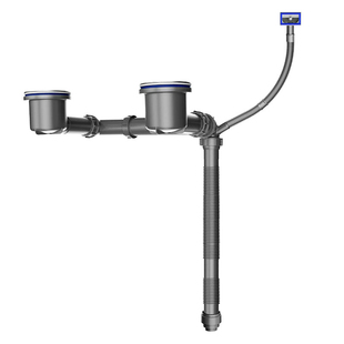 厨房水槽下水管排水管洗菜盆洗碗池单双水槽下水道防臭反水止逆阀