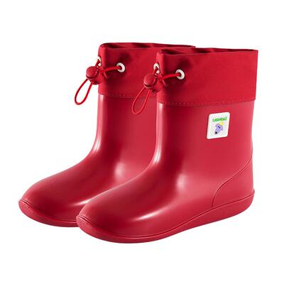 柠檬宝宝轻便舒适儿童束口雨鞋