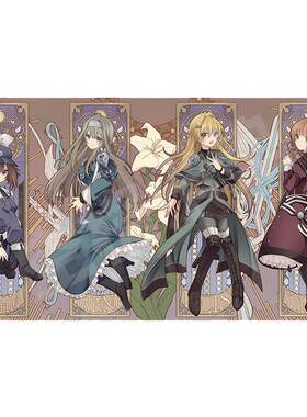 卡垫游戏王救祓少女驱魔姐妹卡牌垫桌游垫YUGIOHOCGTCGPlaymatDiy