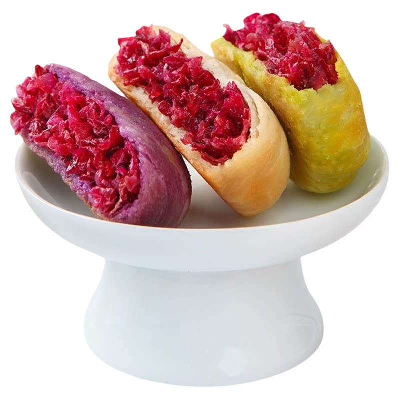 鲜花饼特产旗舰店玫瑰花糕点