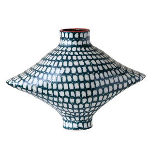 艺术摆件景德镇陶瓷花器设计师客厅装饰大丹手作搬家礼物高级感